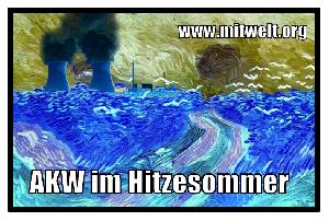 Atomkraftwerke im Hitzesommer in Frankreich und der Schweiz